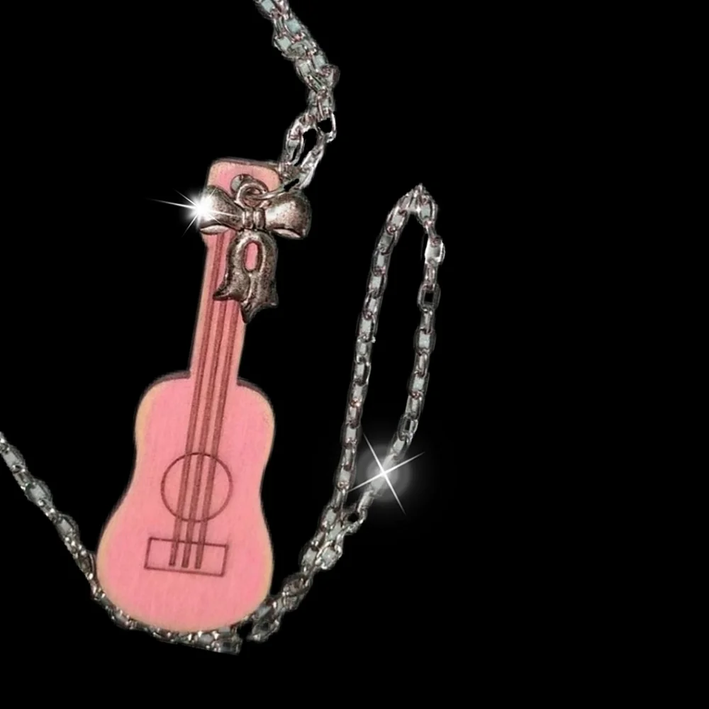Pink Girly Guitar Necklaces MUST BUNDLE - Picture 15 of 15